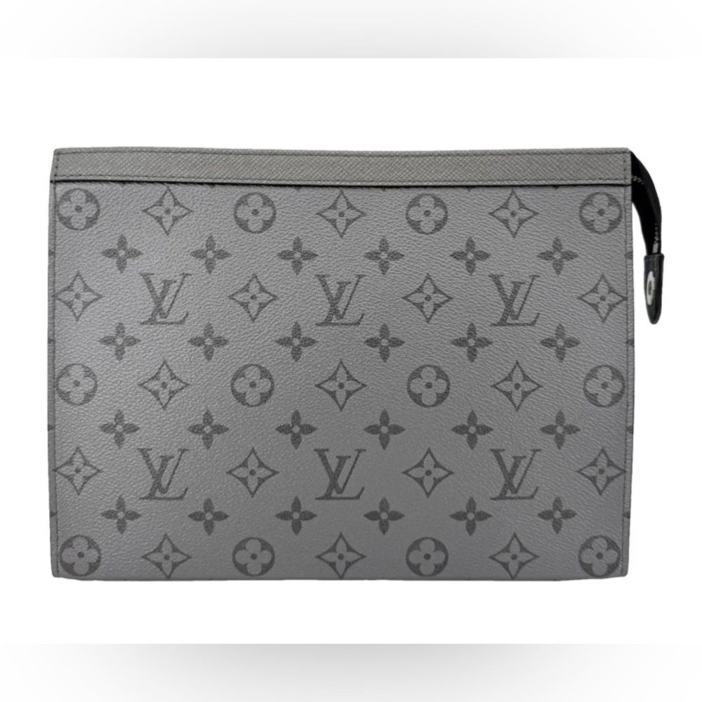 The Louis Vuitton Voyage MM Monogram Eclipse Pouch